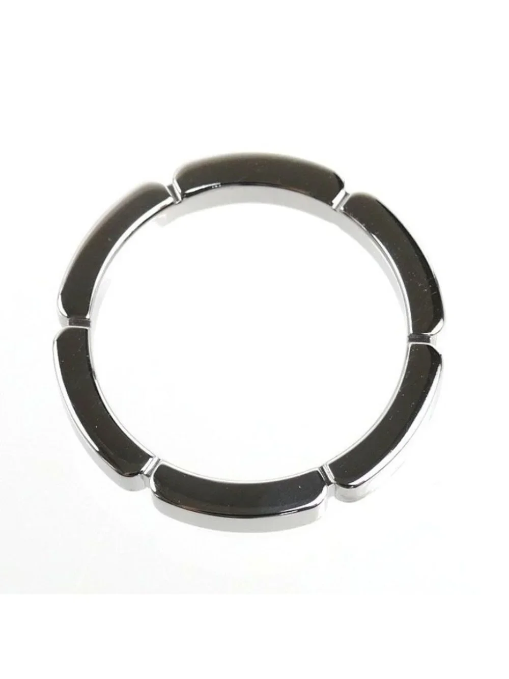 Cartier 18k White Gold Maillon Panthere Diamond Ring